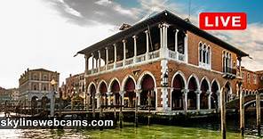 【LIVE】 Webcam Venice - Grand Canal | SkylineWebcams