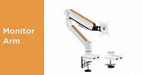 Superior Spring-Assisted Monitor Arms-LDT65 Series [LUMI]