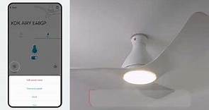 KDK Ceiling Fan App for KDK Airy (E48GP, E48HP) | Function Introduction