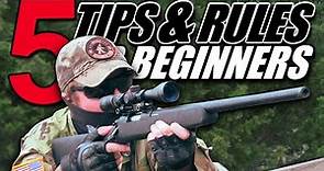 5 Tips and Rules For Airsoft Beginners