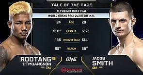 Rodtang Jitmuangnon vs. Jacob Smith | ONE Championship Full Fight
