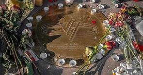 Eddie Van Halen Memorial in Hollywood, CA RIP EVH