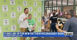 Matthew McConaughey takes photos, signs new book ‘Just Because’ for hundreds in Austin