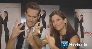 Sandra Bullock and Ryan Reynolds Funny Moments (the proposal bloopers, interview)