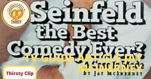 Jay McInerney's 1996 Seinfeld TV Guide Cover Story