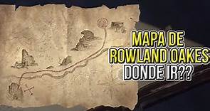 *MAPA DE ROWLAND OAKES* Misión secundaria EL CUENTO DE ROWLAND OAKES - Hogwarts Legacy