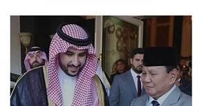 Selamat datang Pangeran Khalid bin Salman bin Abdulaziz Al Saud. Sebuah kehormatan bagi kami menerima kunjungan Anda di Indonesia. | Prabowo Subianto