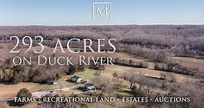 293 acre Tennessee farm for sale on Duck River