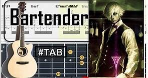 Guitar Tab - Bartender (Bartender) OST Fingerstyle Tutorial Sheet Lesson #Anp