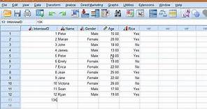 Learn SPSS in 15 minutes