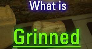 What is Grinned? | How Does Grinned Look? | How to Say Grinned in English?