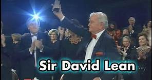 Sir David Lean Accepts the AFI Life Achievement Award in 1990