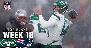 New York Jets Top Plays vs. New England Patriots | 2023 Regular Season Week 18