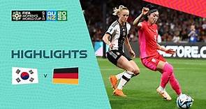 República de Corea vs Alemania | Grupo H | Copa Mundial Femenina de la FIFA Australia & Nueva Zelanda 2023™ | Highlights