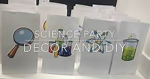 SCIENCE BIRTHDAY PARTY | PARTY DECOR | DIY