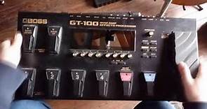 Testeo pedalera BOSS GT-100 primera impresión probando sonidos