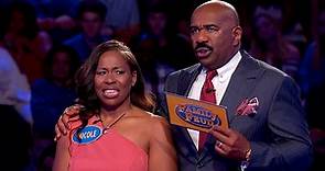 Nicole needs 35 points on her final answer! | Family Feud