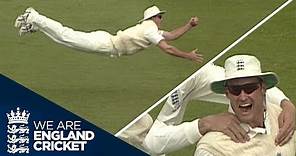 Andrew Strauss Superman Catch: 4th Test Trent Bridge Ashes 2005 - Live Coverage