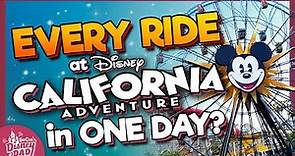 Can We Ride EVERY RIDE at Disney California Adventure in ONE DAY!?