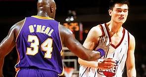 Yao Ming vs Shaquille O'Neal (First Meeting Full Match up!!) | 2003 Season, Rockets vs Lakers