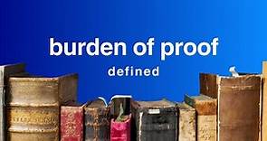 Burden of Proof | Explained Simply (Evidence Law Definitions)