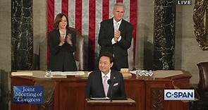 South Korean President Yoon Suk Yeol Addresses Joint Meeting of Congress