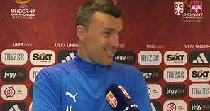 U17 EURO | Srbija - Italija 2:0 | Selektor Aleksandar Luković (Budimpešta, 21. 05. 2023.)