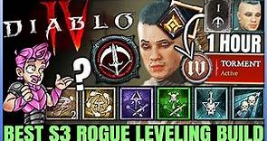 Diablo 4 - New Best Rogue Leveling Build - Season 3 FAST 1 to 70 - Skills Paragon Seneschel Guide!