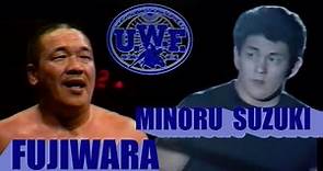 Minoru Suzuki v Yoshiaki Fujiwara (UWF, 6/14/89)