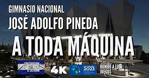 Gimnasio Nacional José Adolfo Pineda Con el Acelerador al Fondo - Complejo Deportivo Flor Blanca 4K
