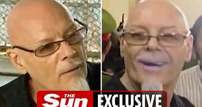 Moment pop paedophile Gary Glitter ‘gives away’ sick crimes as he gulps and smiles in police interview