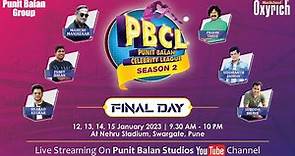 Punit Balan Celebrity League | Season - 2 | FINAL DAY | FINAL MATCH