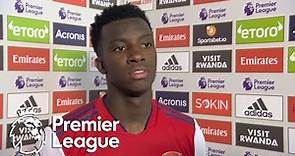 Eddie Nketiah happy for chance in Arsenal starting XI | Premier League | NBC Sports