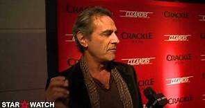 Robin Thomas red carpet interview at "Cleaners" host screening event