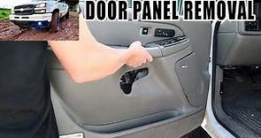 How To Remove Door Panel 2005 Silverado | 99-06 Silverado GMC Sierra