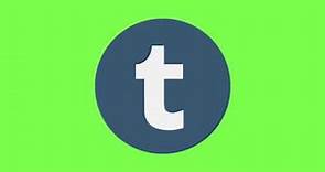 Tumblr Logo - Icon Animated | Green Screen | Free Download | 4K 60 FPS!