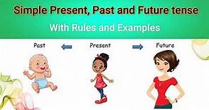 Simple Tenses | Present, Past and Future| English Grammar Rules with examples | Grammar Made Easy.