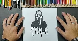 Como dibujar a Scream 😱 paso a paso 2 - Scream | How to draw Scream 😱 2 - Scream