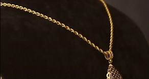 Locket Necklace In 22k Solid Gold