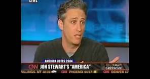 Jon Stewart on Crossfire with Tucker Carlson | October 15, 2004