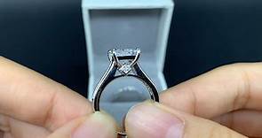 wow classical princess wedding rings for women 0757