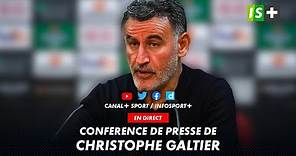 Christophe Galtier nouvel entraîneur du PSG: la conférence de presse en direct avec Infosport+