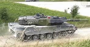 Royal Danish Army tanks at Grafenwoehr, Germany