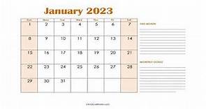 Printable Calendar 2023 with Holidays| 2023 Calendar