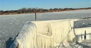 Chris Hood (@chrishood0426)’s video of ice skating on frozen lake