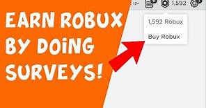 Get Robux From Surveys Today!