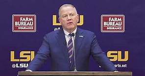 LSU Football Head Coach Brian Kelly Introductory Press Conference