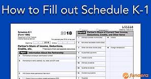 How to Fill out Schedule K-1 (IRS Form 1065)