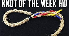 How to Eye Splice a Natural Fiber Rope - ITS Knot of the Week HD