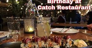Birthday at Catch restaurant | New York City | Sushi, sashimi and other delicious food